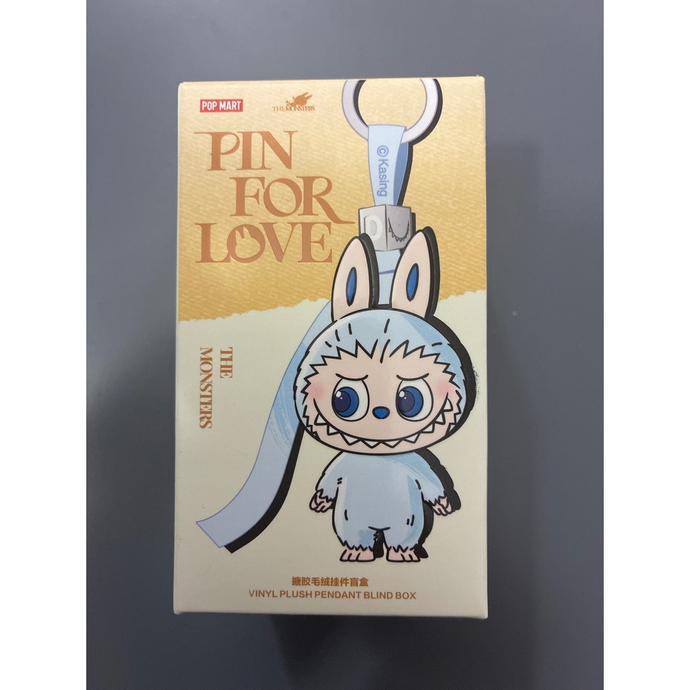 Pop Mart The Monsters Pin for Love Labubu Vinyl‎ Plush Pendant Blind Box New